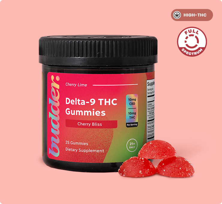Budder Delta 9 THC Gummies – Cherry Lime